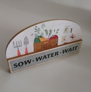 Garden Table Sitter Sign